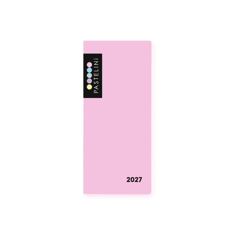 Diář Pastelini týdenní 2027 růžový (PVC)