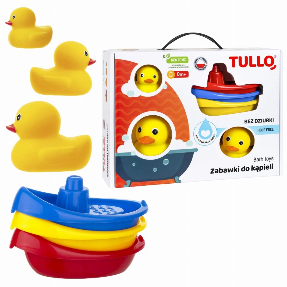 TULLO 516 Hračky do vany 6 kusů