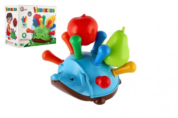 Teddies Ježek vzdělávací hra plast v krabici 19x16x11 cm
