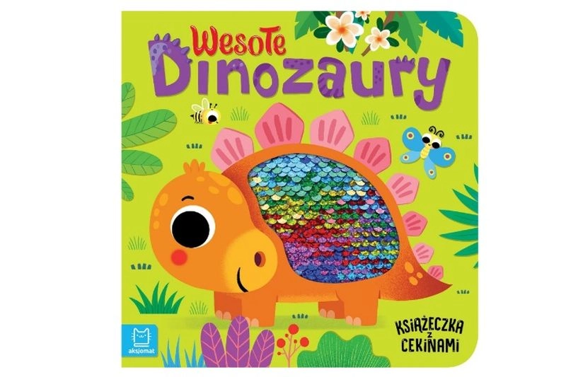 Veselí dinosauři – knížka s flitry