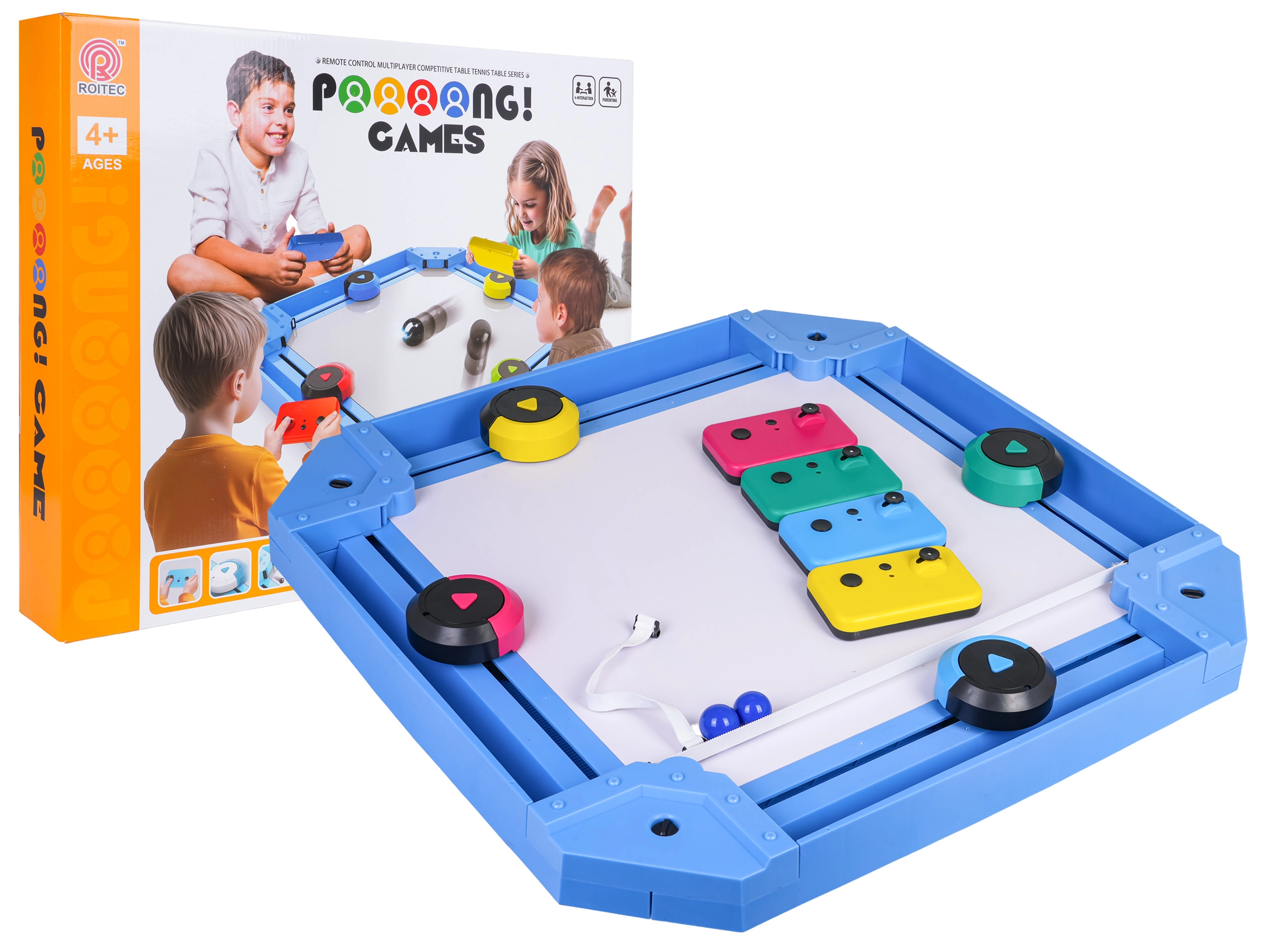 Závodní stolní hra na dálkové ovládání pro 2–4 hráče