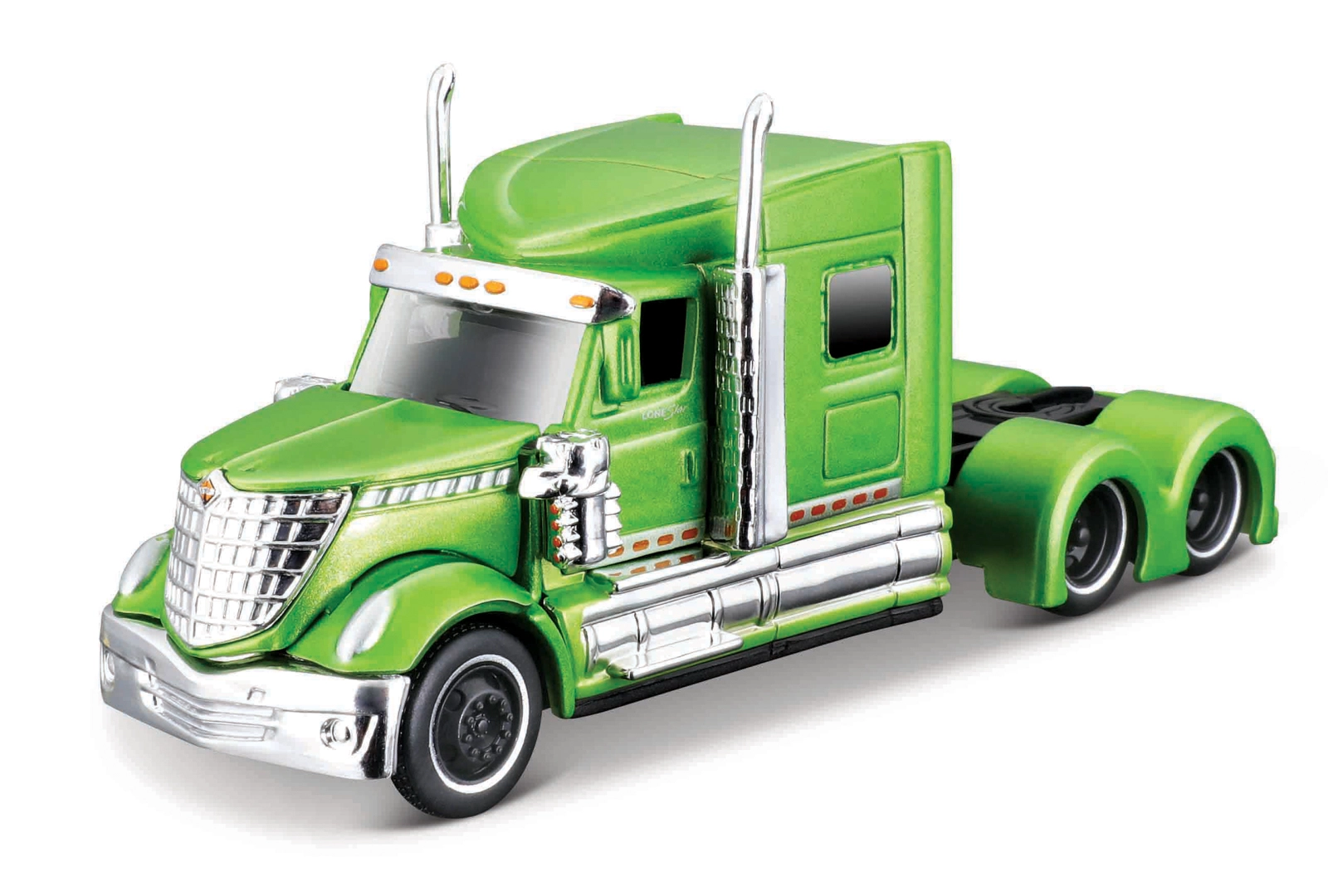 Levně MAISTO design Custom Rigs International Lone Star zelená 1:64