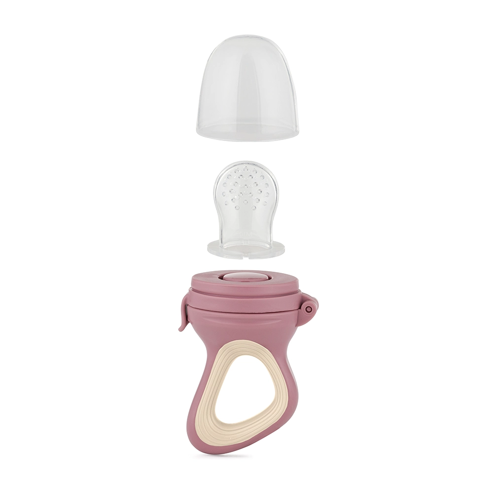 Petite&Mars dudlík silikon na krmení Fruzi Rose/sand