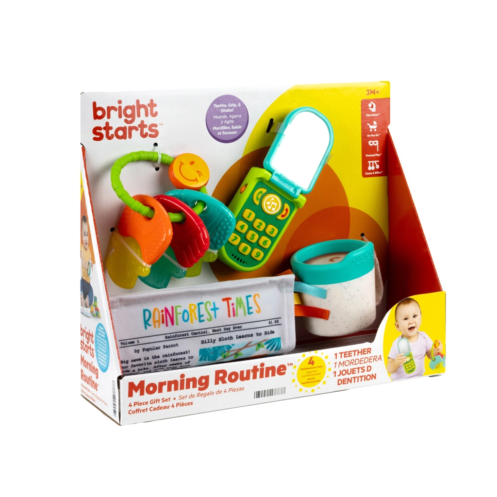 Bright Starts dárková sada pro rozvoj smyslů Morning Routine