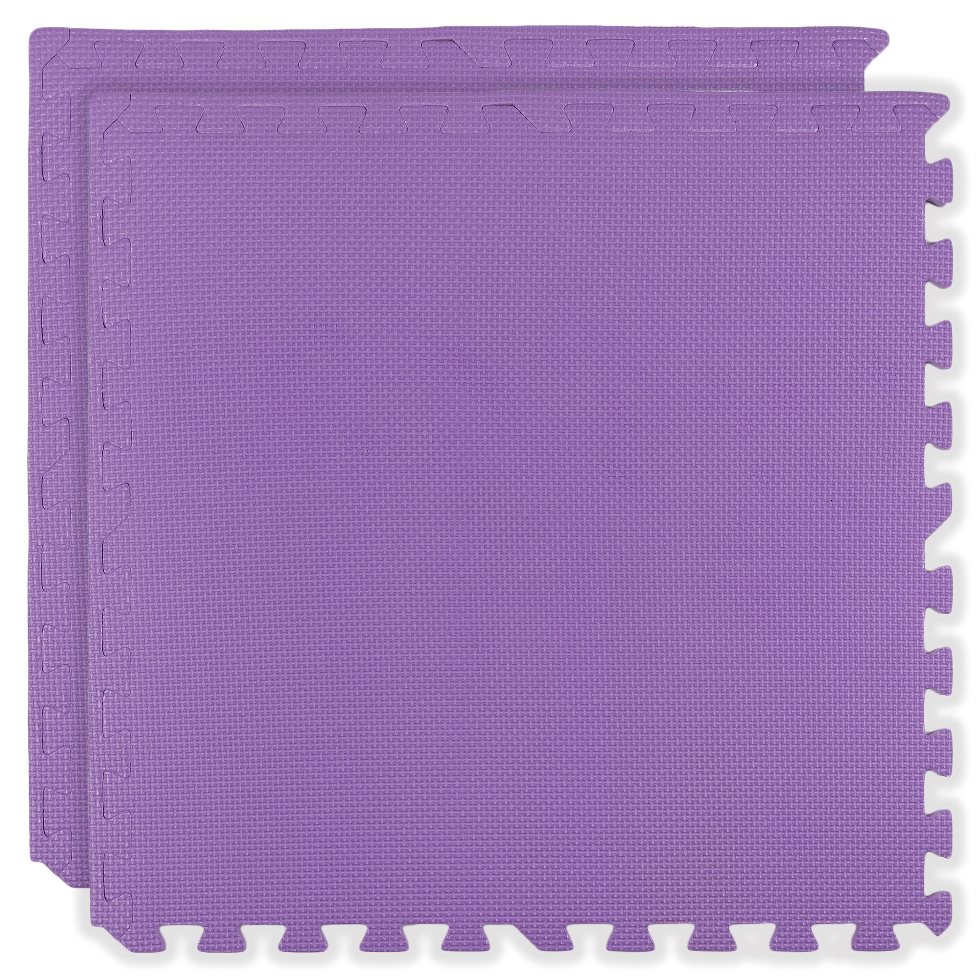 Humbi pěnová podložka 120 × 60 cm, velké voděodolné pěnové puzzle, fialová, 2 díly