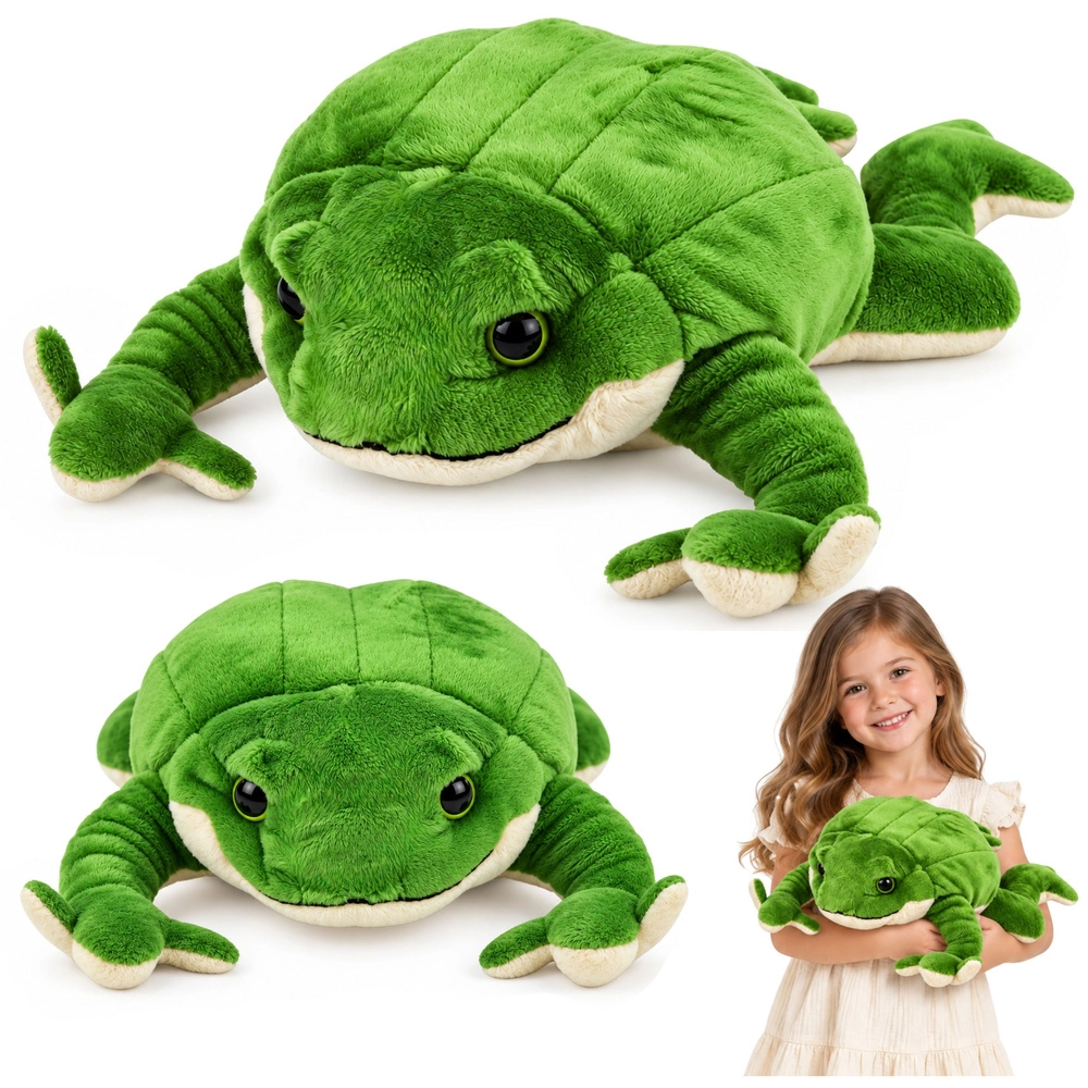 Velká plyšová zátěžová žába 58 cm