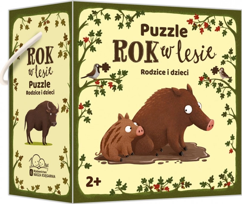 Puzzle Rok v lese. Rodiče a děti