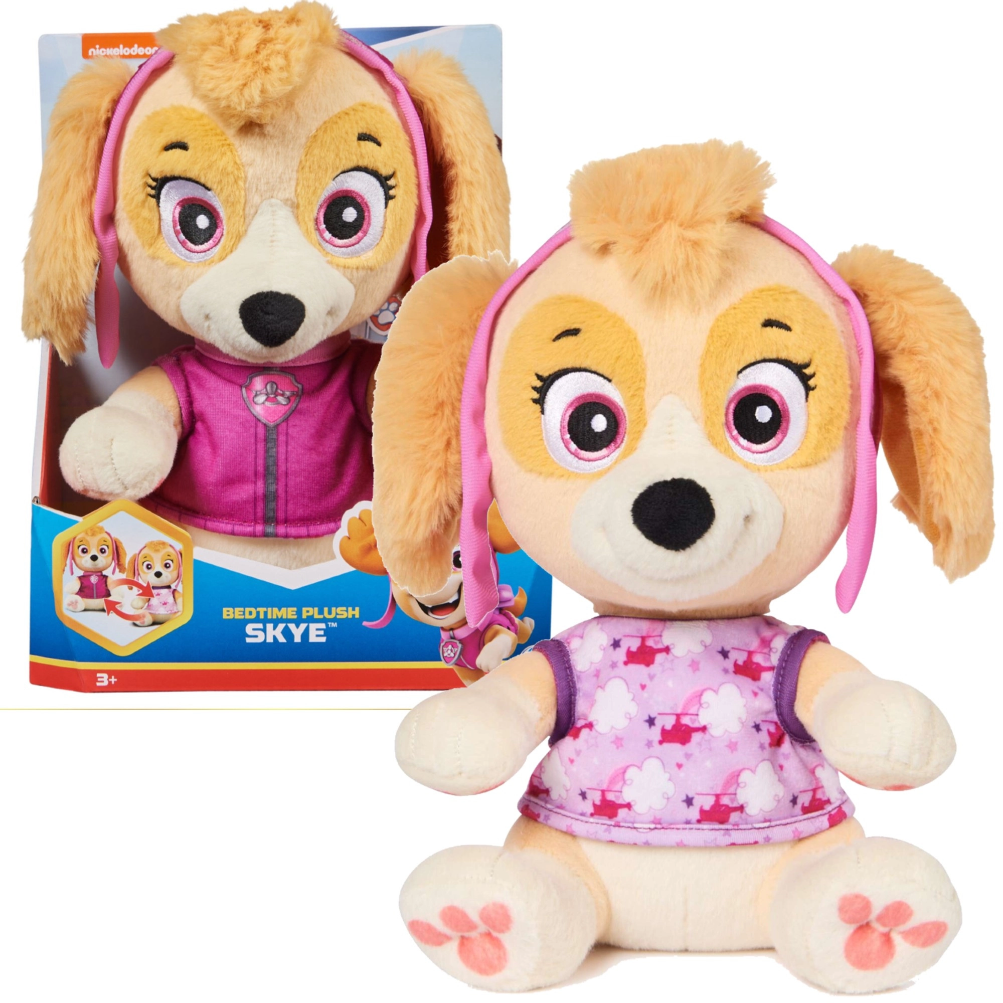 Plyšák PAW PATROL Skye Bedtime 25 cm