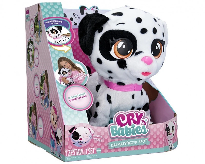 Interaktivní pejsek dalmatin Spot CRY BABIES