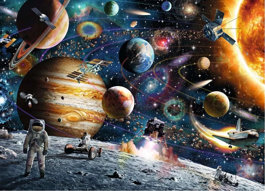 Ravensburger Astronaut ve vesmíru 60 dílků