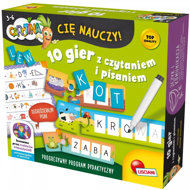 Carotina set - 10 her na čtení a psaní