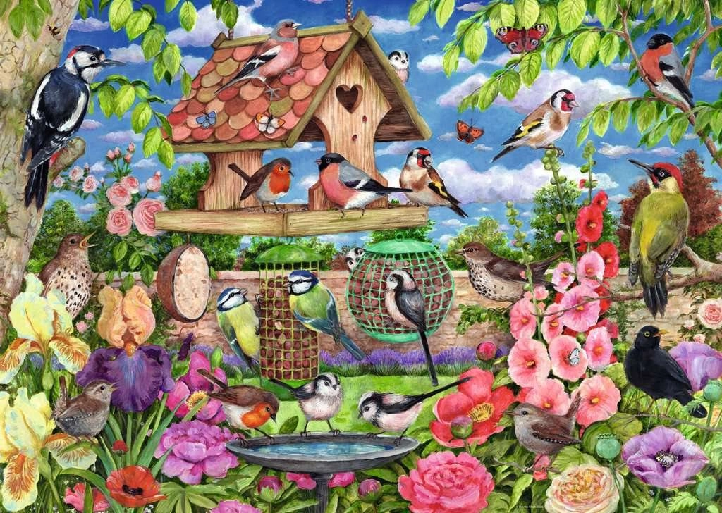 Ravensburger puzzle ptačí stůl 1000 dílků