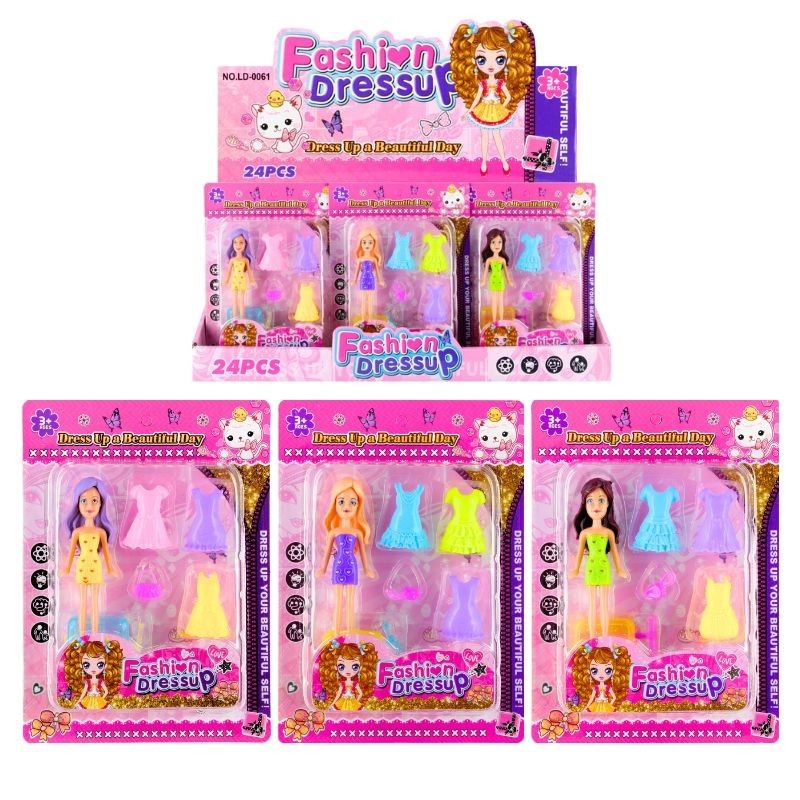 Oblékací panenka s doplňky