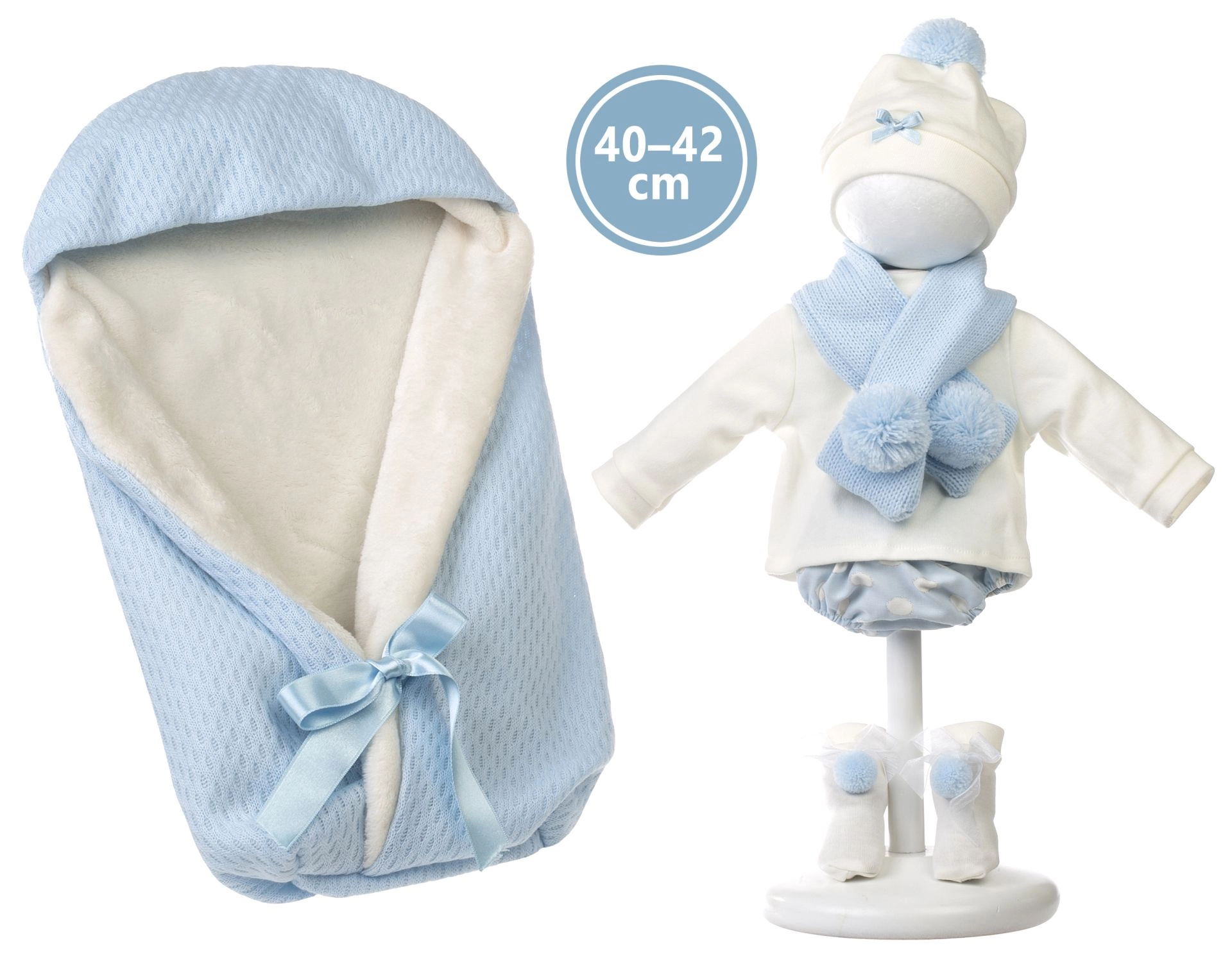 Levně Llorens M738-61 obleček pro miminko New Born 40-42 cm
