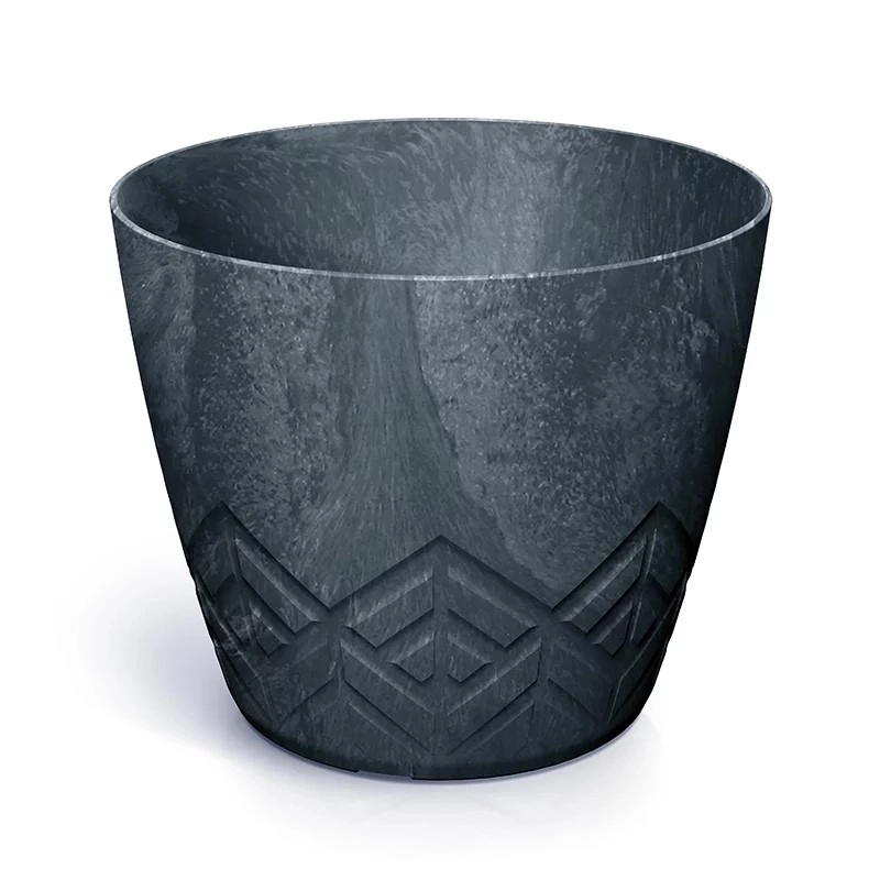 Prosperplast Květináč ARECA betonový antracit, 15,8 cm