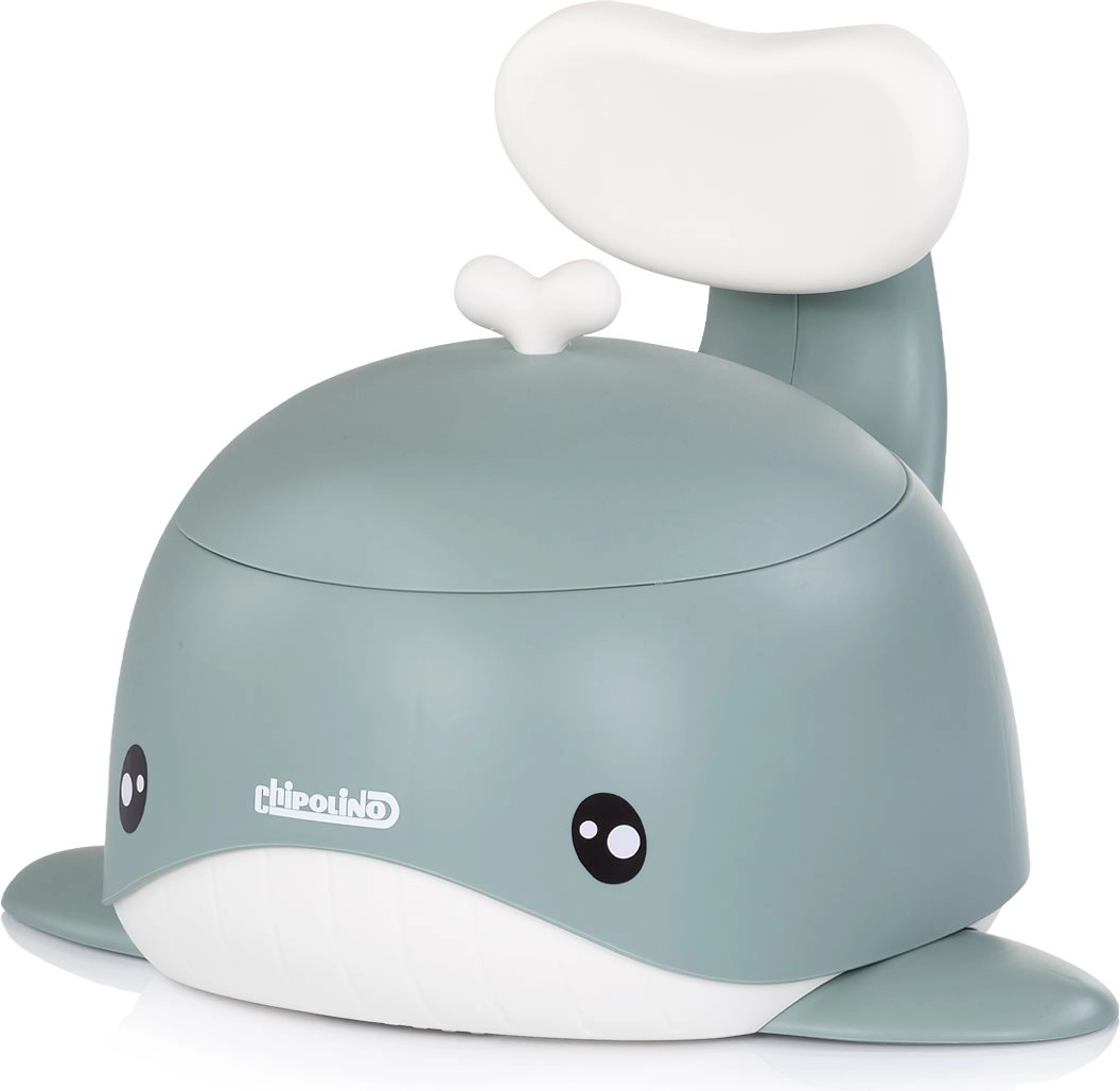 Chipolino dětský nočník s opěrkou Whale zelený