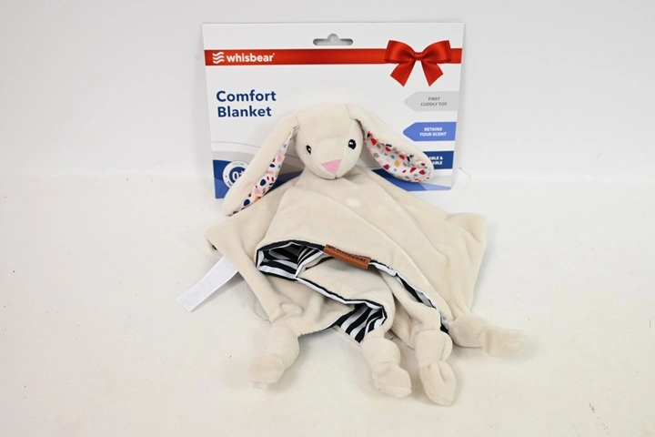 Whisbear doudou králíček mazlíček dečka krémová
