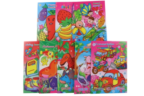 Dětské omalovánky – jednoduché obrázky k vybarvení