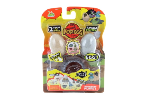 Sada dinosauřích hraček s hnízdem a rozbíjecími vejci