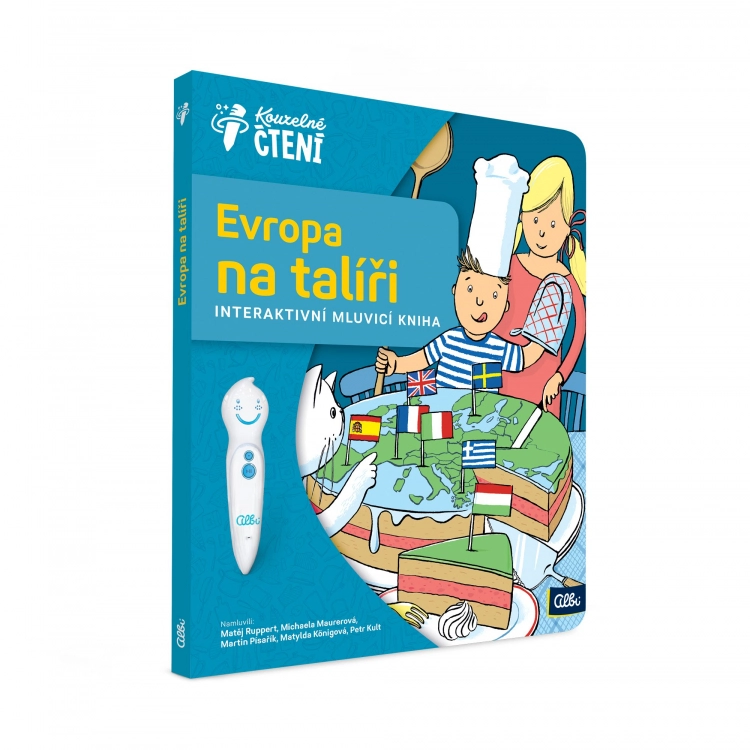 Levně Albi Kouzelné čtení Kniha Evropa na talíři