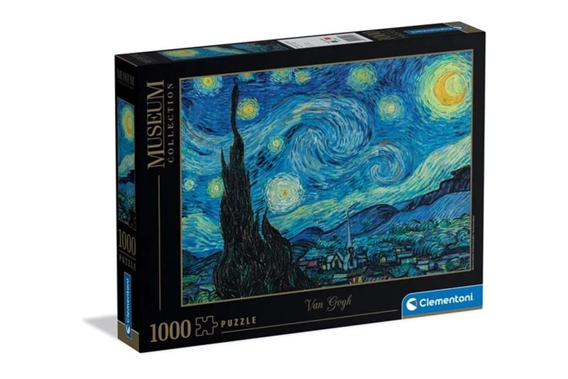 Clementoni puzzle Museum collection van Gogh Hvězdná noc 1000 dílků