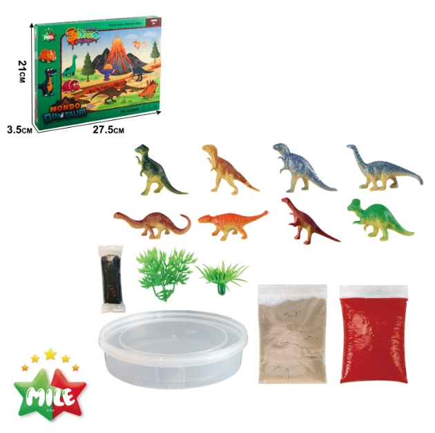 Levně Scéna 3D dinosauři DIY MILE