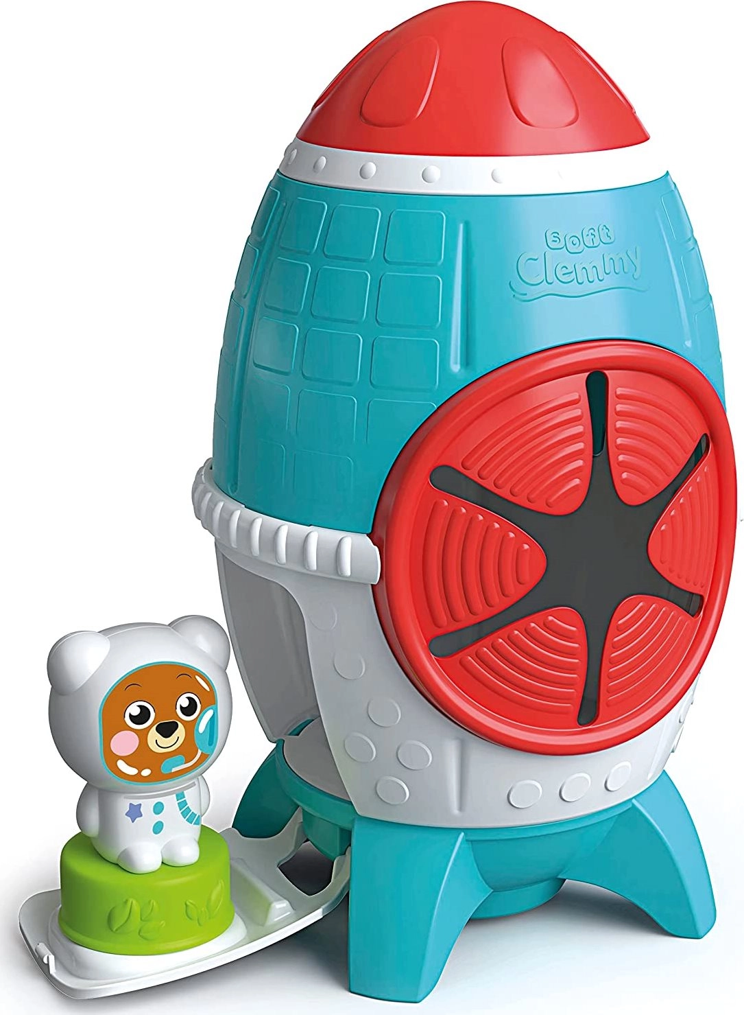Levně Měkký senzorický box Vesmírná raketa s kostkami Soft CLEMMY