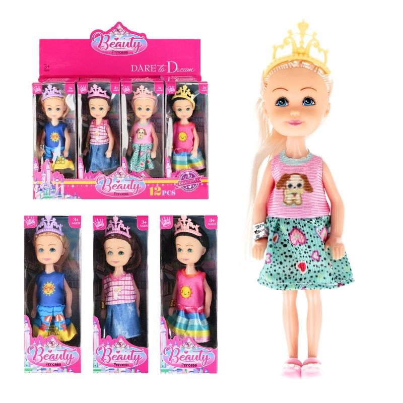Bábika princezna – 4 druhy