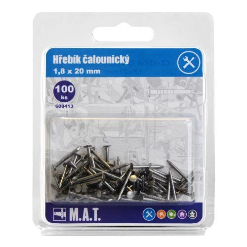 Mat Hřebík čalounický 20x1,8mm (100ks)