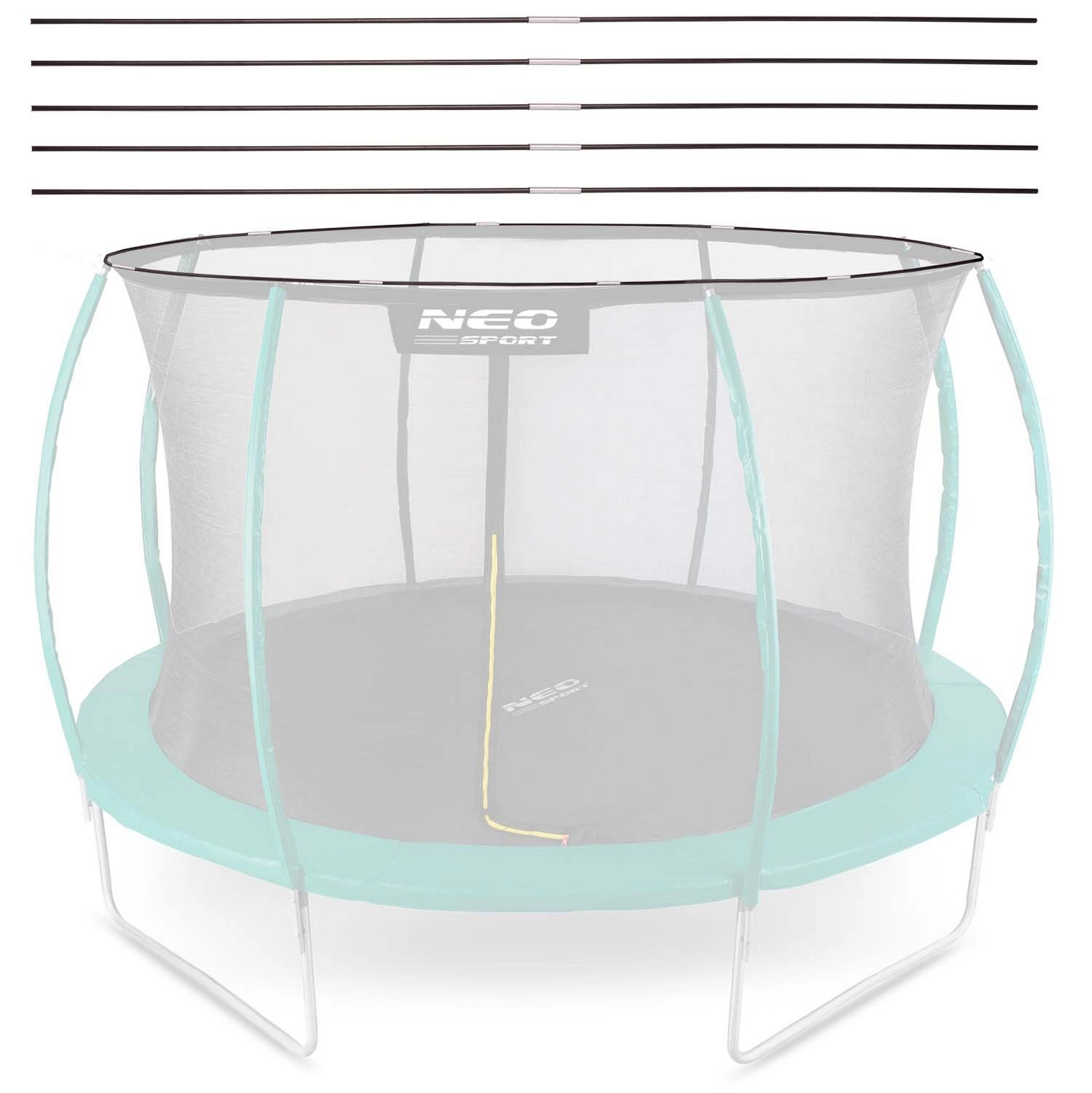 Neo-sport horní prstenec pro síť trampolíny 374 cm (12 ft) typ C