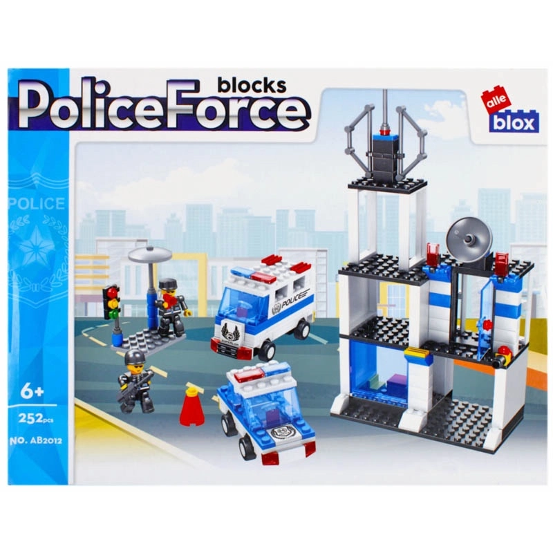 Stavebnice policejní stanice 252 dílků