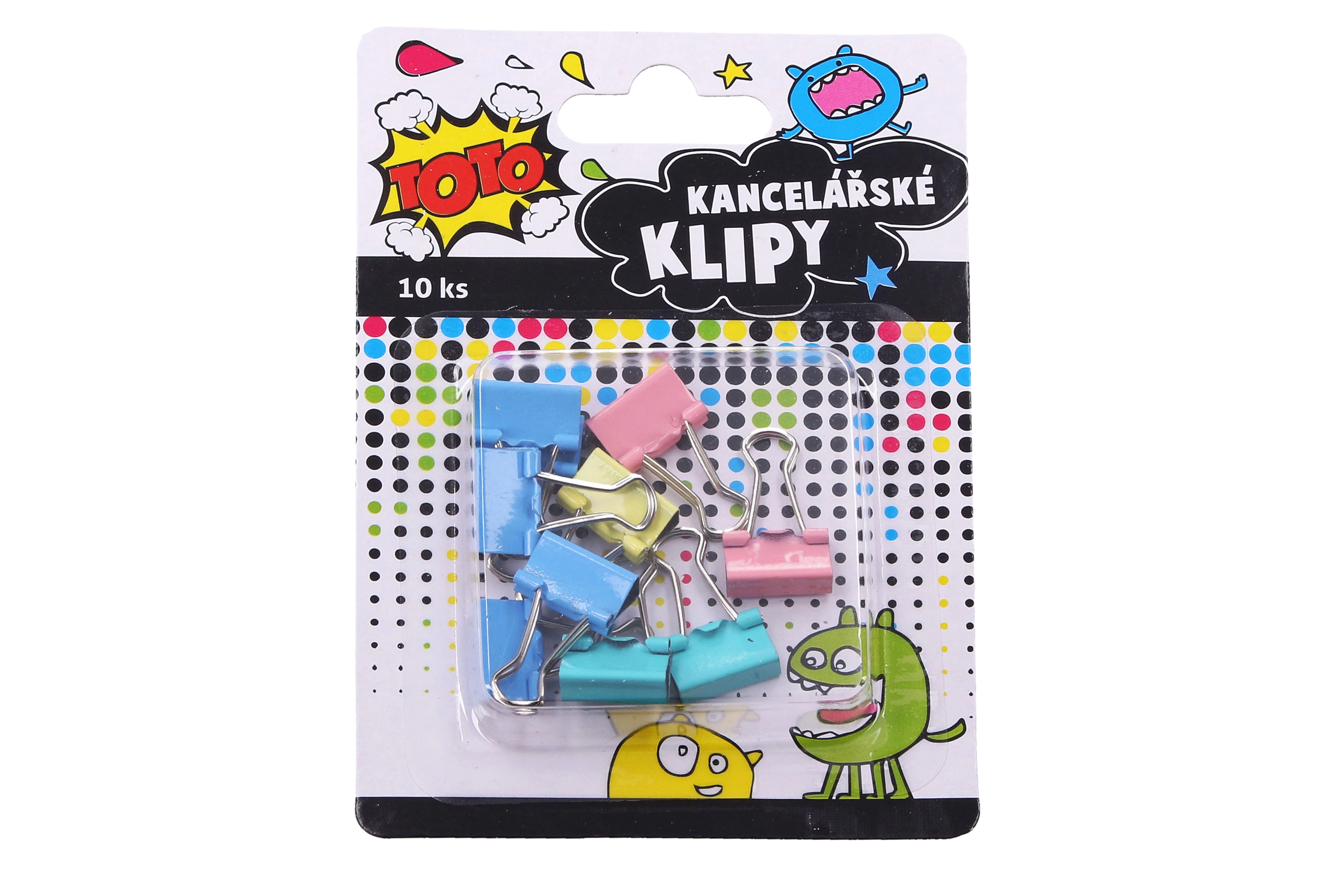 Levně Klip kancelářský 10 ks, 15 mm