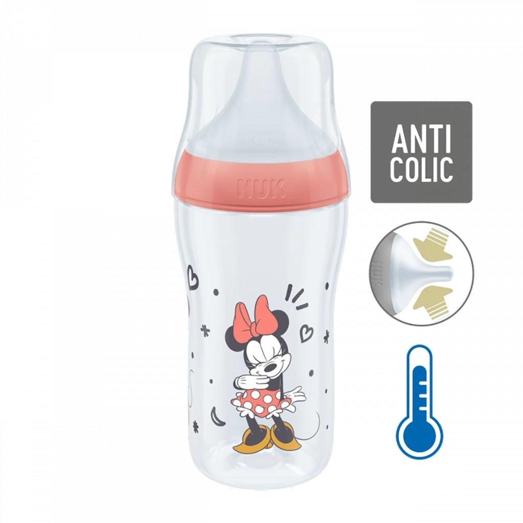 NUK Perfect Match láhev s kontrolou teploty Mickey 260 ml