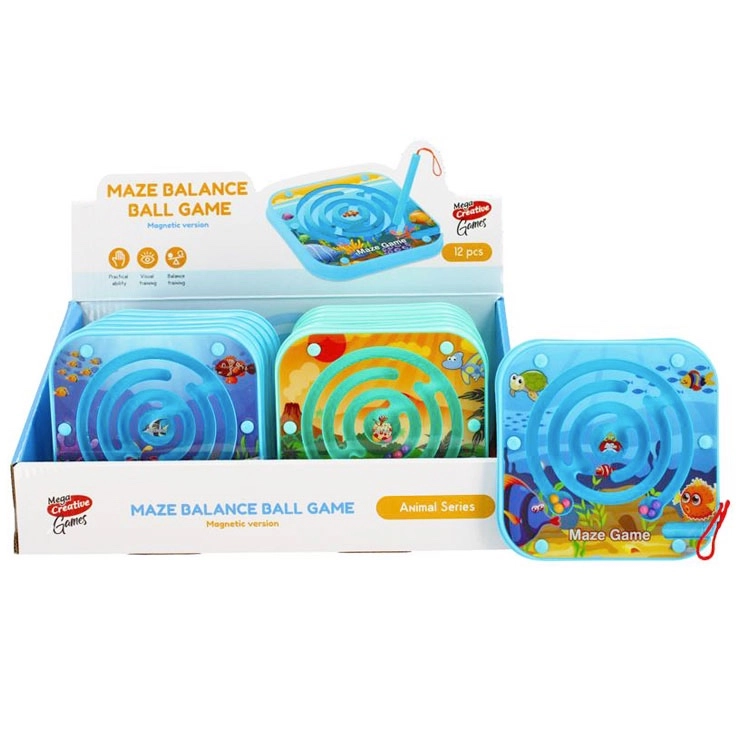 Magnetická logická hra bludiště