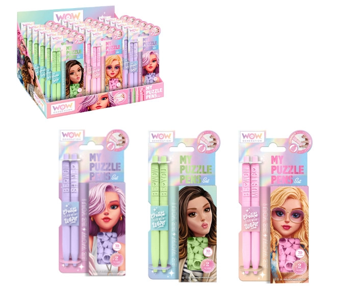 Sada 2 propisek Puzzle WoW Generation