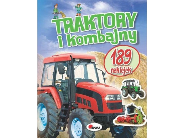 Traktory i kombajny – samolepkový sešit se 189 samolepkami