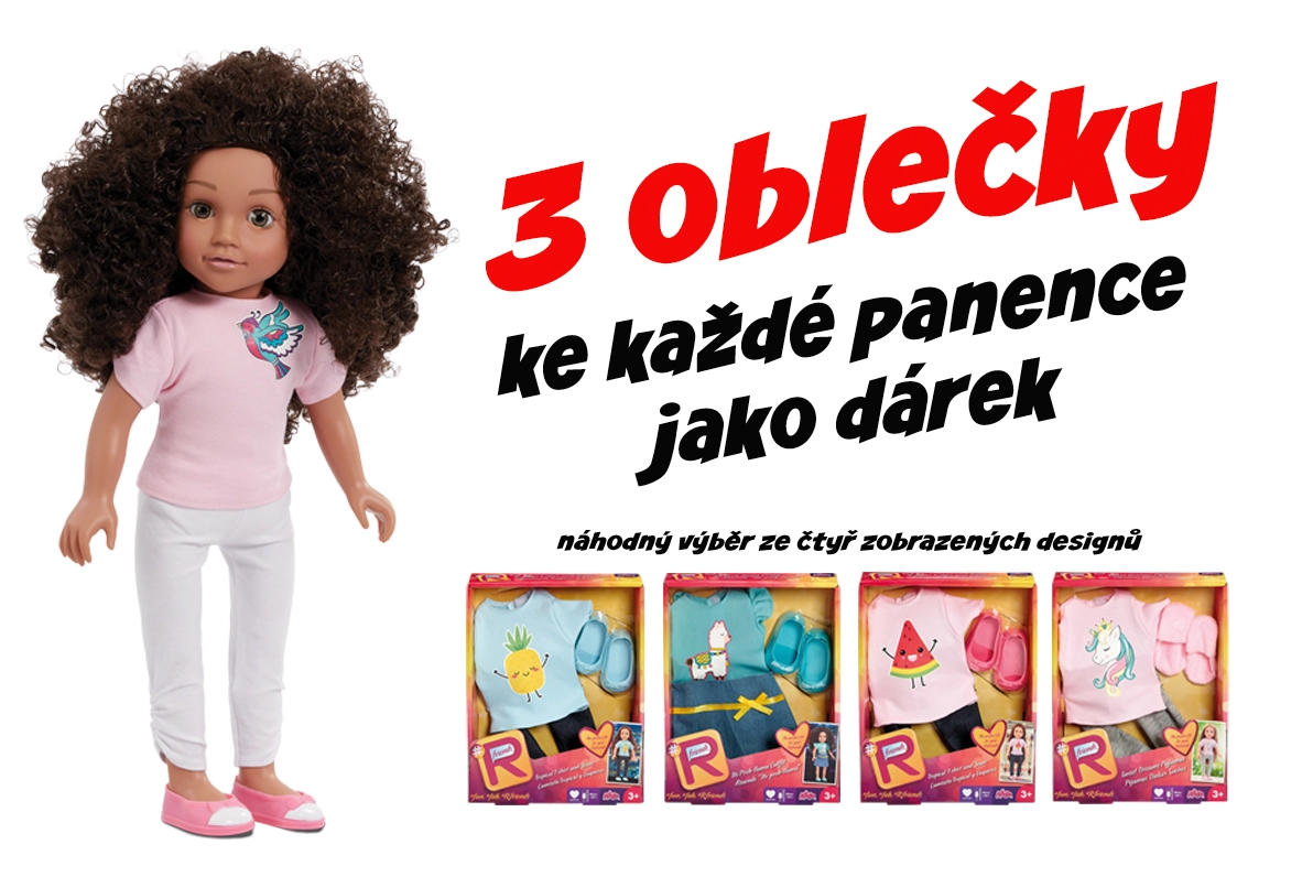 Panenka Mia s oblečky