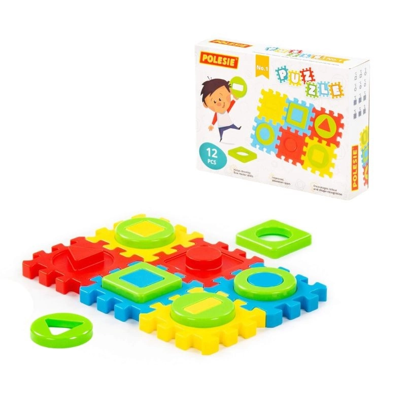 Polesie vkládačka puzzle 12 dílů