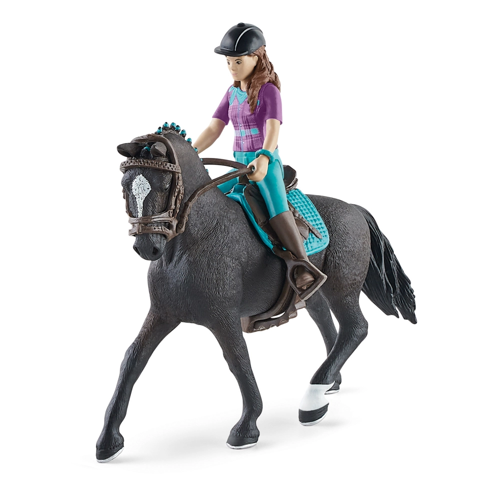 Levně Schleich 42541 Lisa s pohyblivými klouby na koni