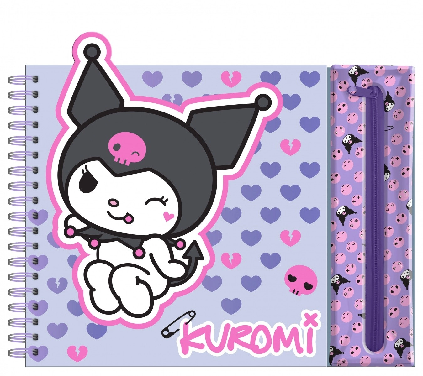 Kreativní sada Kuromi Hello Kitty s pastelky