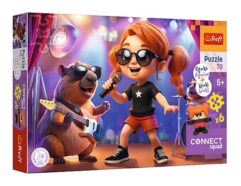 Puzzle Connect Sue 70 dílků s figurkou