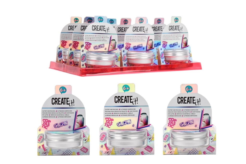 Levně Canenco Create It! Lesklá špirála na farbenie vlasov fialová