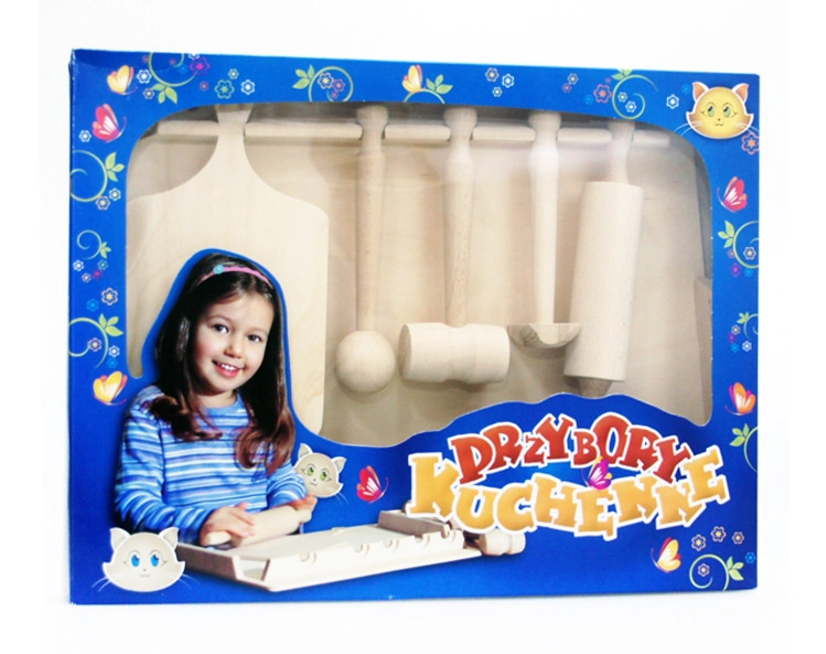 Velká dřevěná kuchyňská sada pro děti