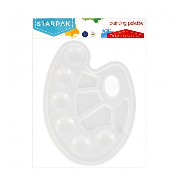 malířská paleta pro děti 26 × 18 cm
