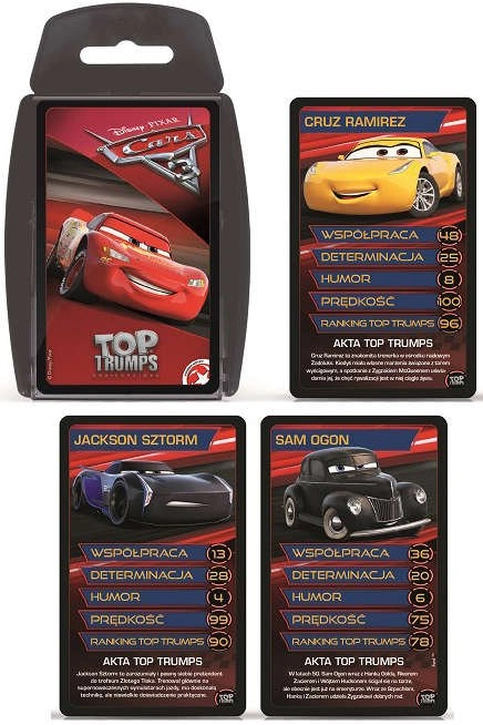 Karetní hra TOP TRUMPS Disney PIXAR Auta 3