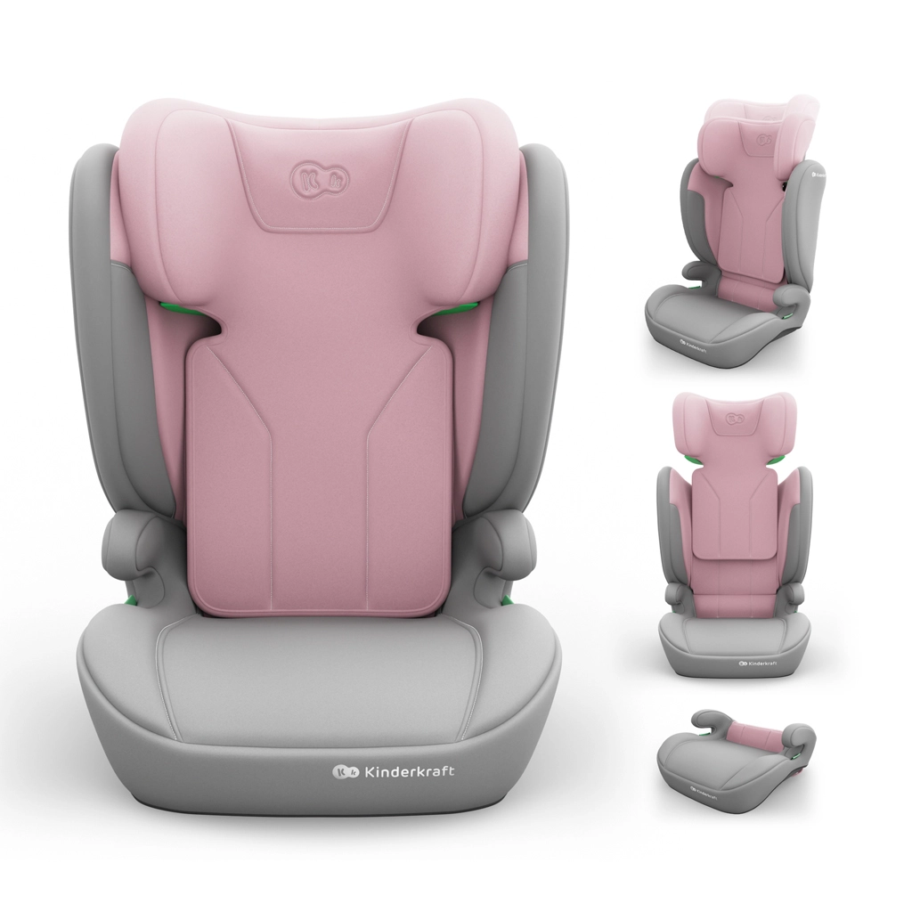 Kinderkraft autosedačka i-spark 2 plus i-size 100–150 cm pink