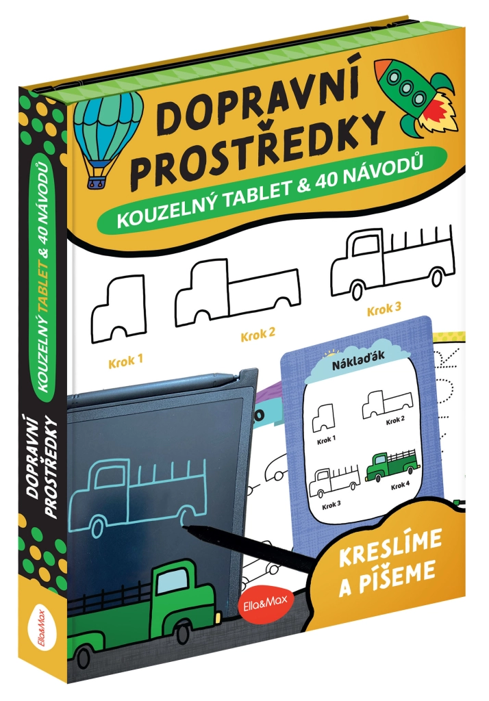 Kouzelný tablet s 40 návody – dopravní prostředky