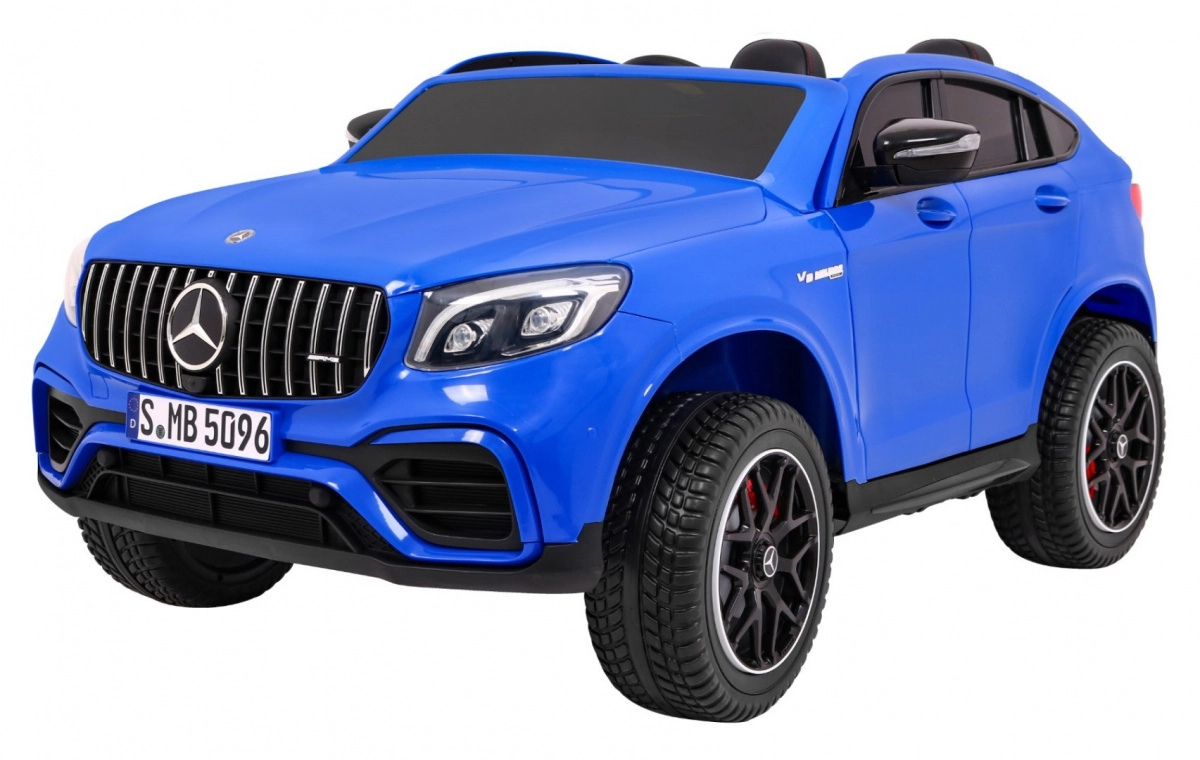 Levně Elektrické auto pro děti MERCEDES GLC 63S 4x4 – Modrá