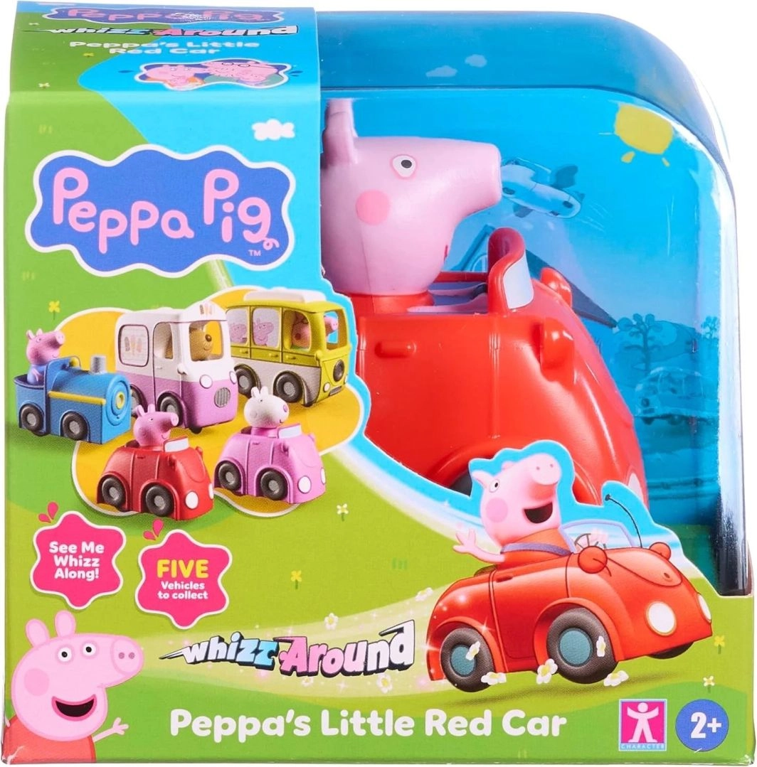 Prasátko Peppa pojízdné červené autíčko na baterie
