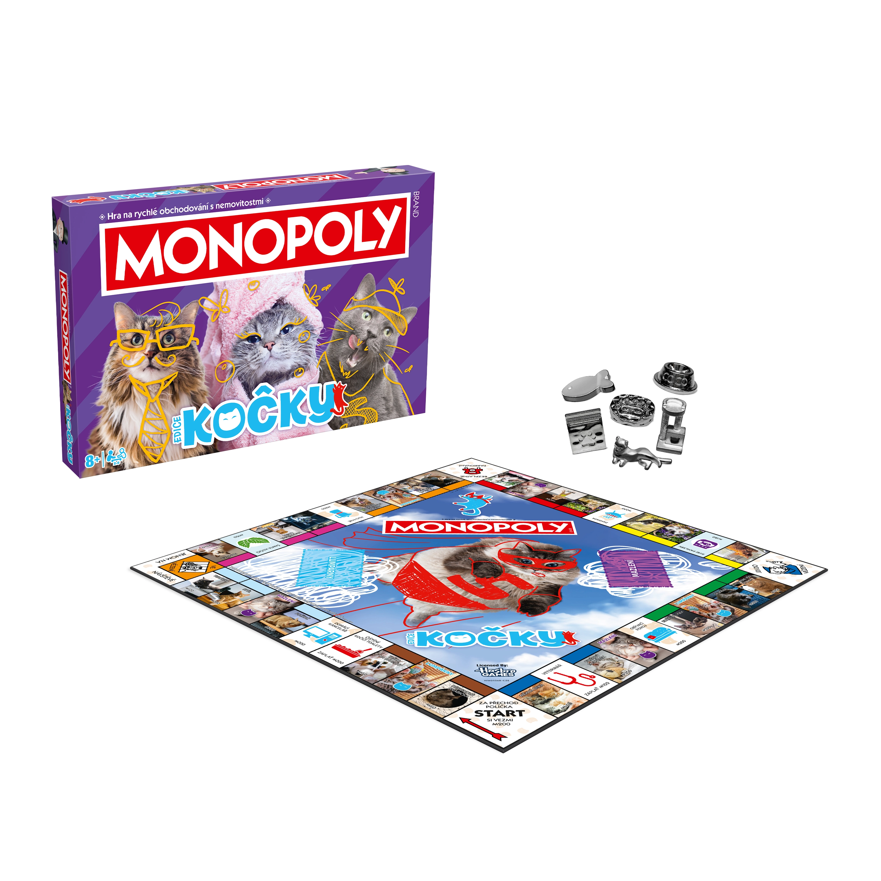Monopoly: kočky – nová česká edice